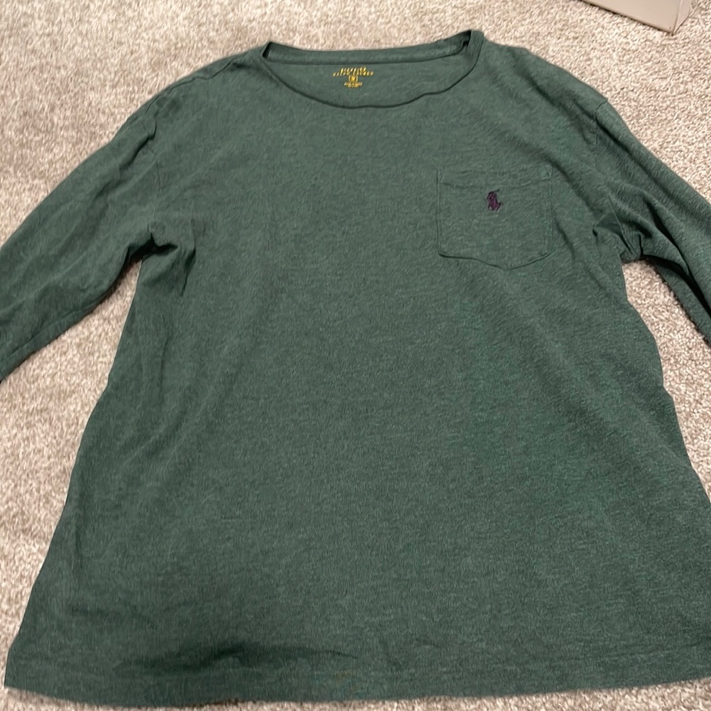 Ralph Lauren men’s green small long sleeve